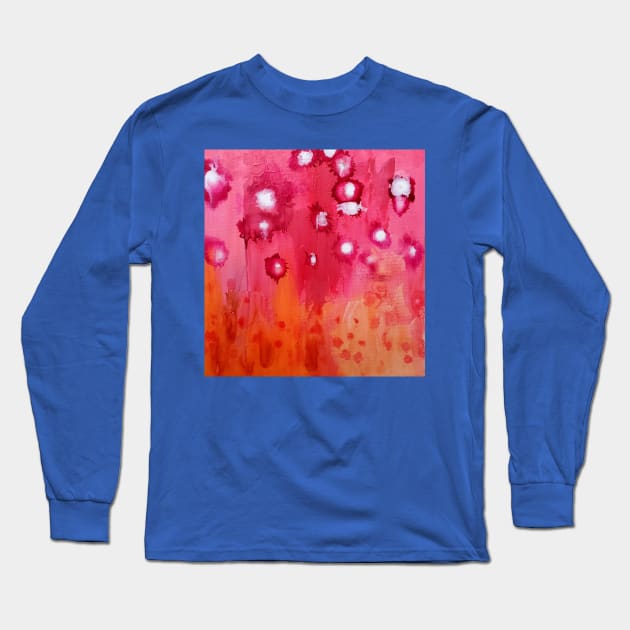 Poppies Long Sleeve T-Shirt by AlexMarialDraws